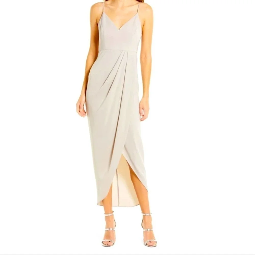 REVOLVE x Shona Joy dress in Oyster tulip hem size US 2